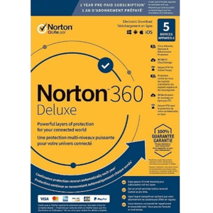 Norton 360 Deluxe – 1-Year / 5-Device – Global